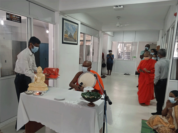 කාර්යාලීය නිලධාරීන්ගේ ආධ්‍යාත්මික සංවර්ධනය උදෙසා මාසිකව පවත්වනු ලබන ධර්ම දේශනා මාලාවේ ප්‍රථම ධර්ම දේශනය - 2022